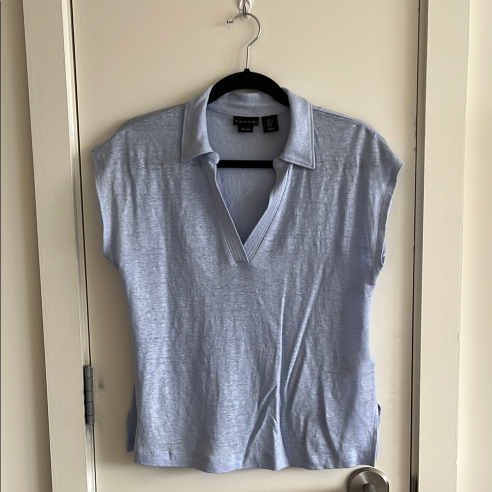 Light Blue Short Sleeve Polo Shirt
